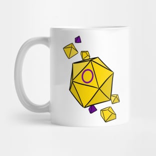 Intersex Pride Flag Dice Mug